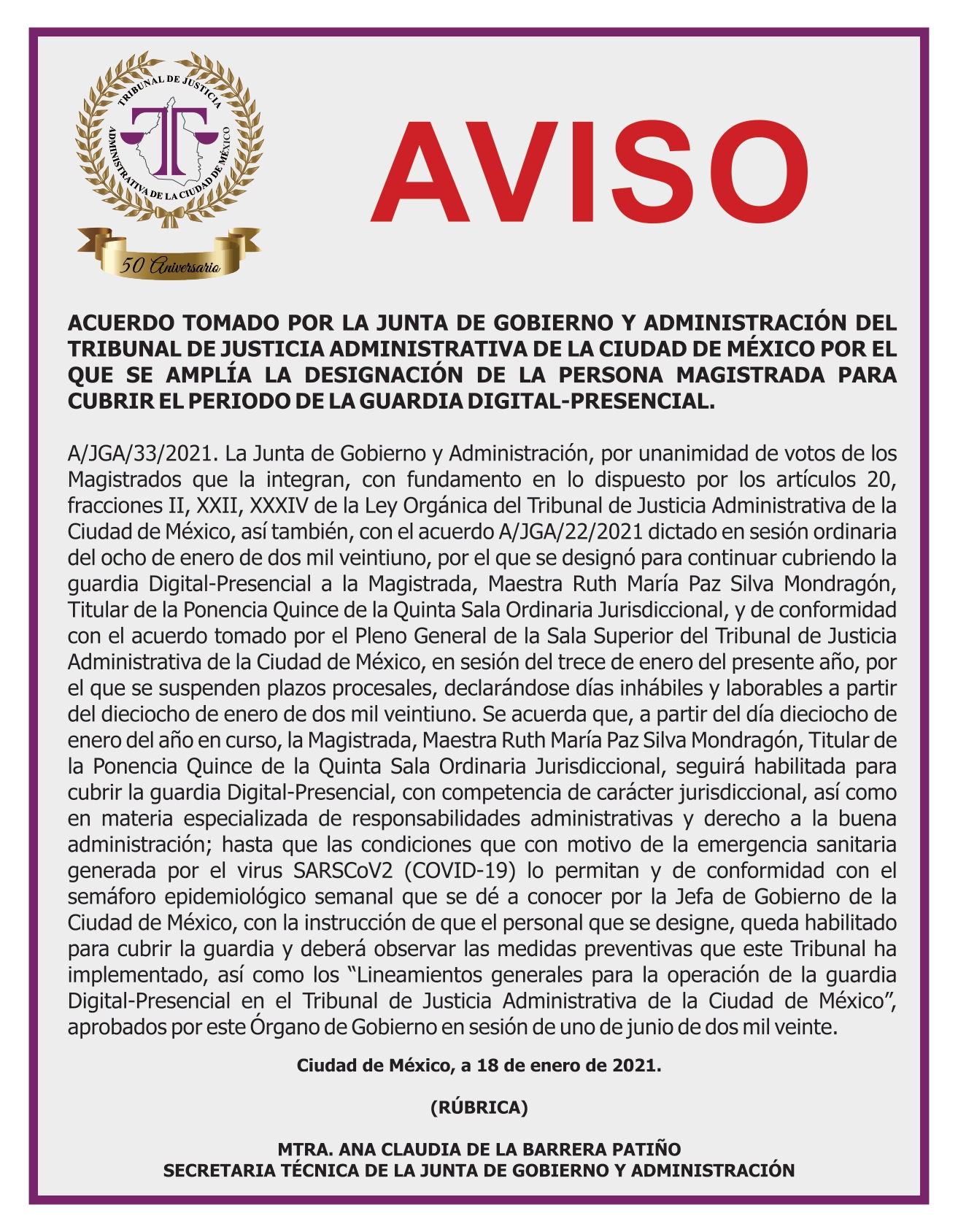 Acuerdo.A JGA 33 2021 v1