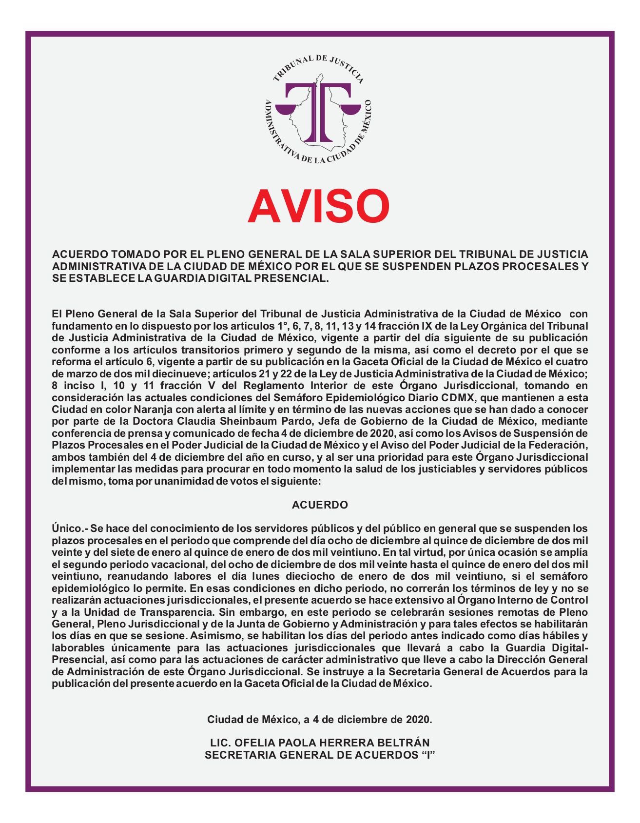 segundo periodo vac 2020