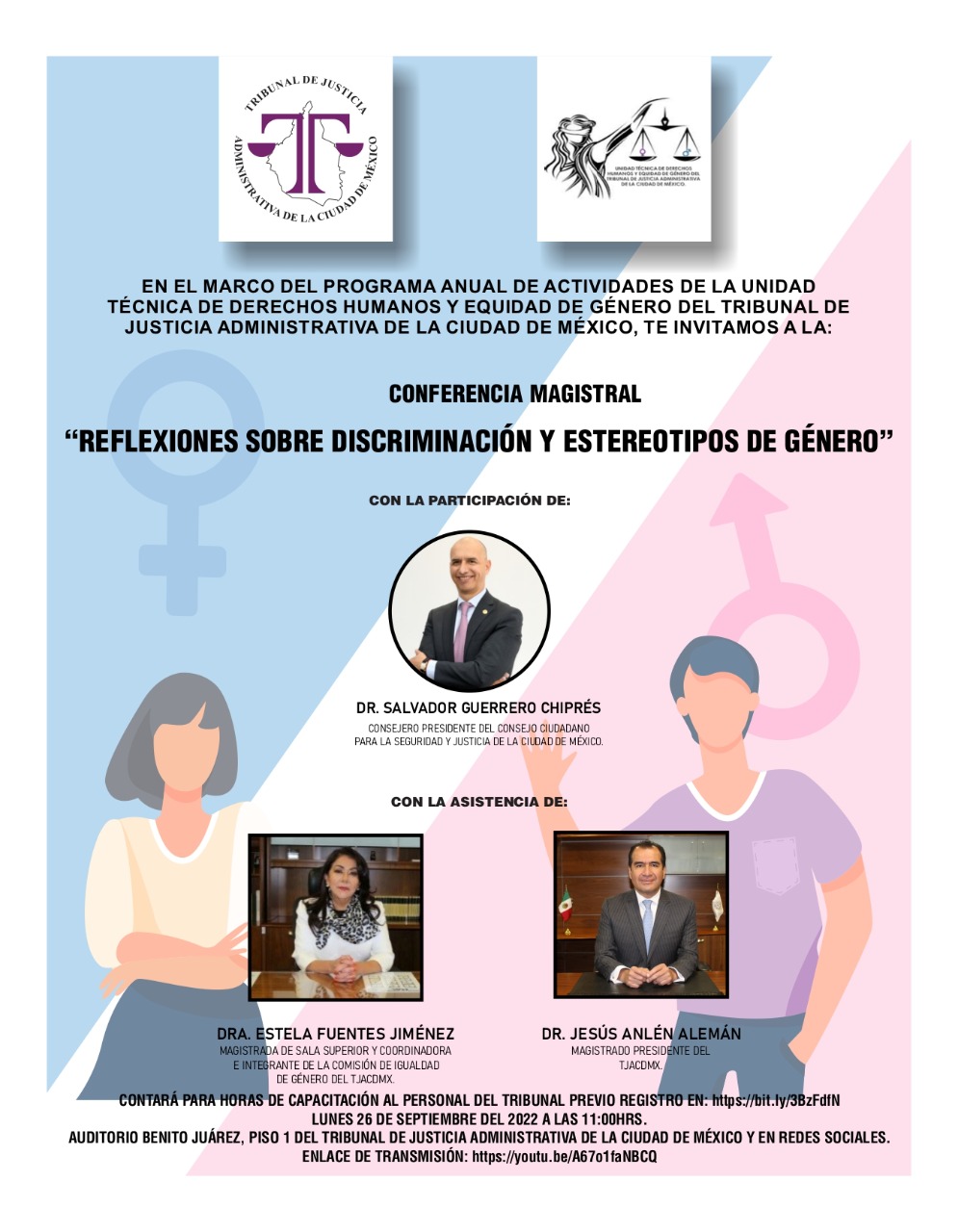 Evento Reflexiones sobre Discriminación y Estereotipos de Género