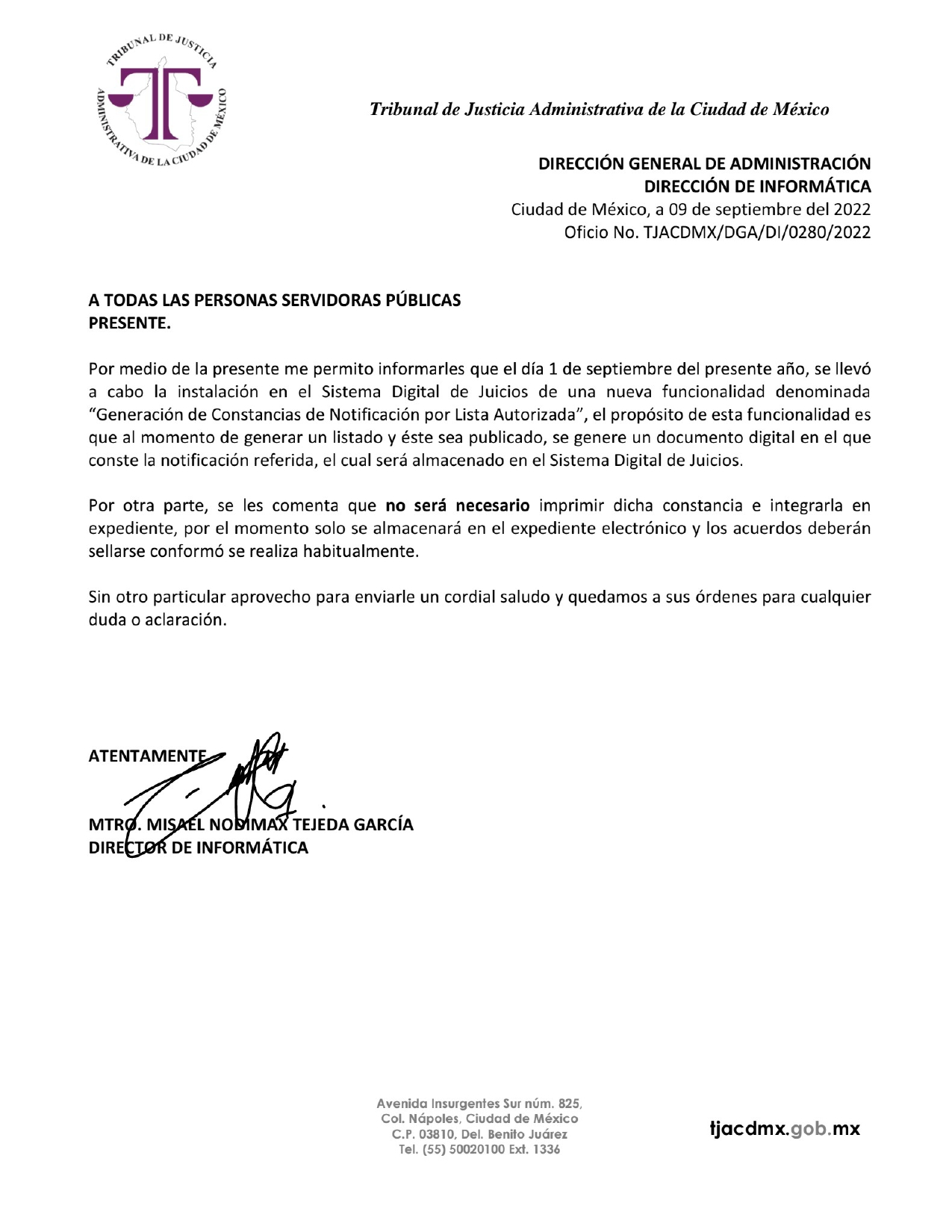 OFICIO CIRCULAR 09 09 2022 page 0001